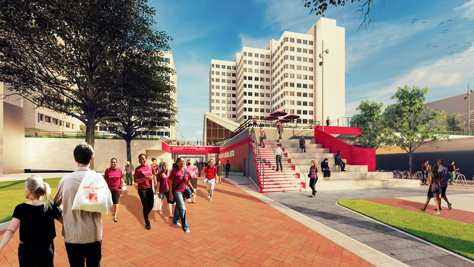 rendering of CLA renovation