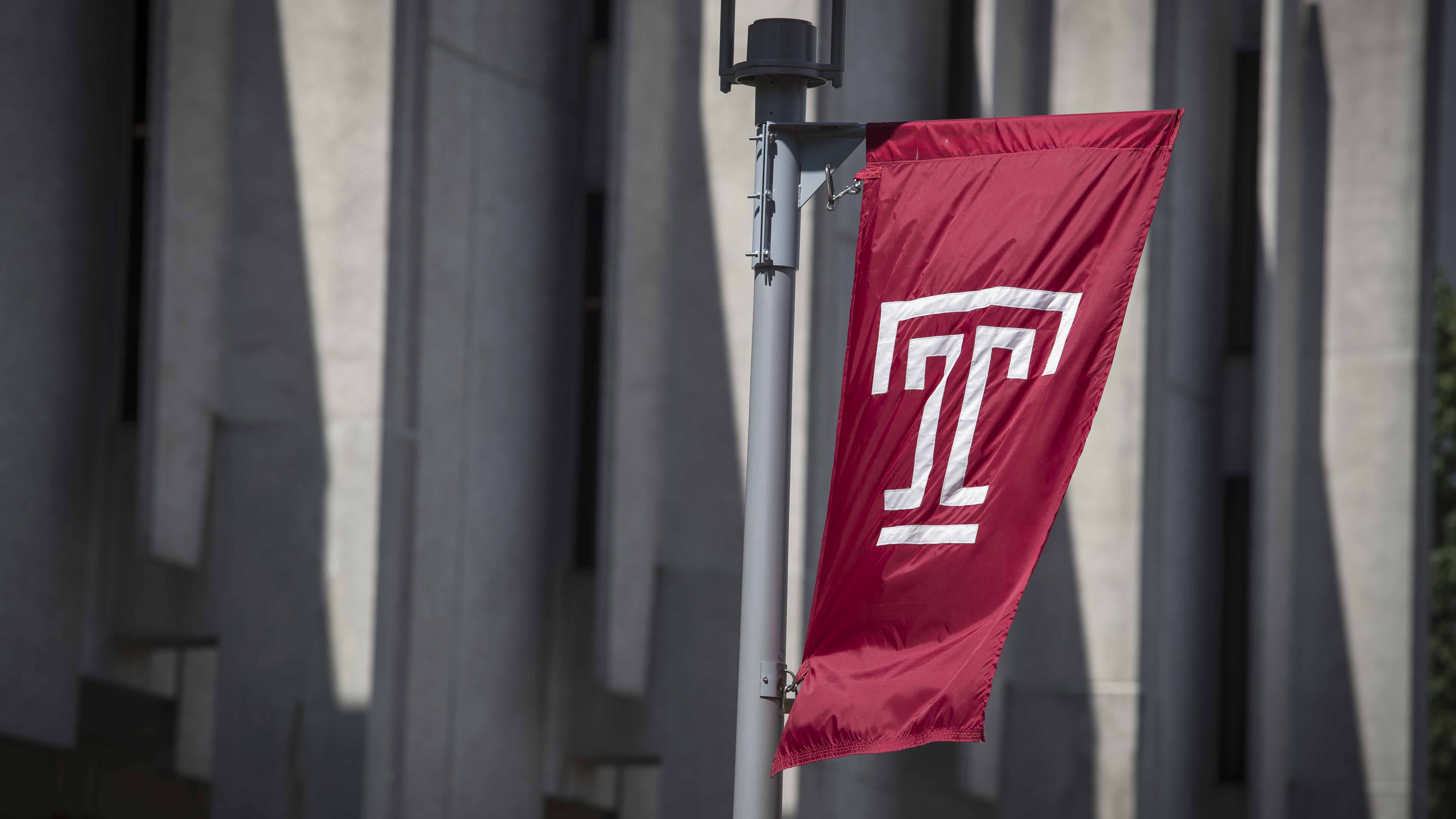 Temple T flag