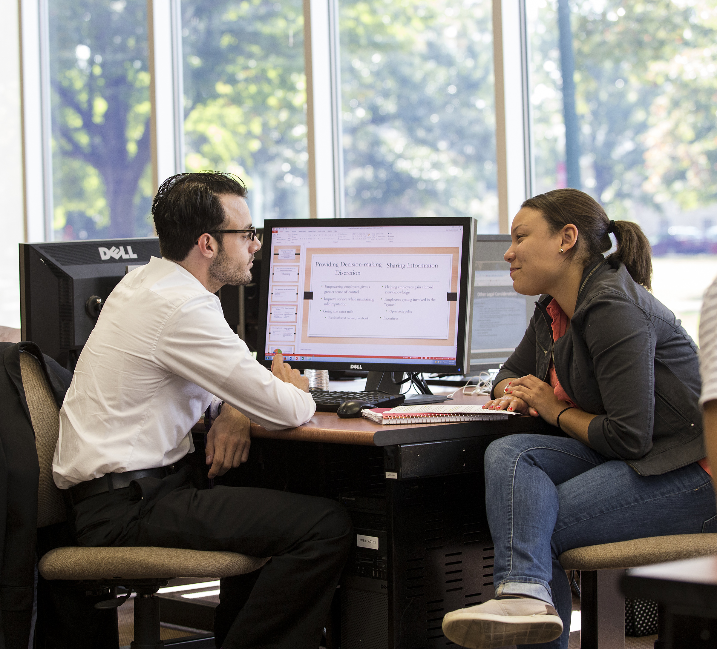 Students participate in the Externship Program offered at Temple University Ambler.