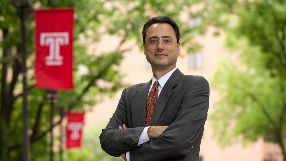 Gregory N. Mandel, the newly appointed dean of Temple University s Beasley School of Law.