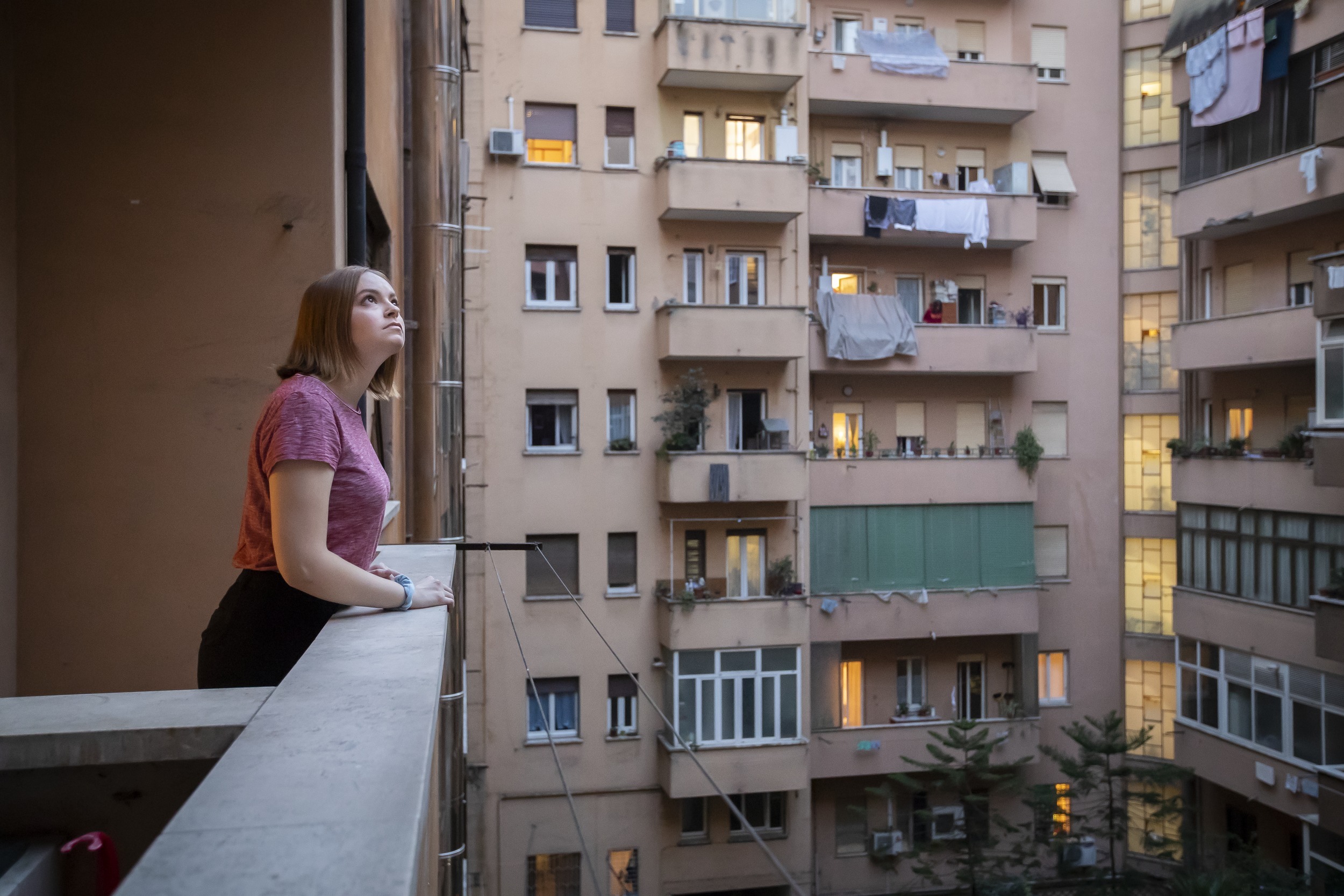 A Temple student studying abroad in Italy.