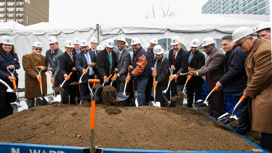 groundbreaking for Laborers District Council Training and Learning Center