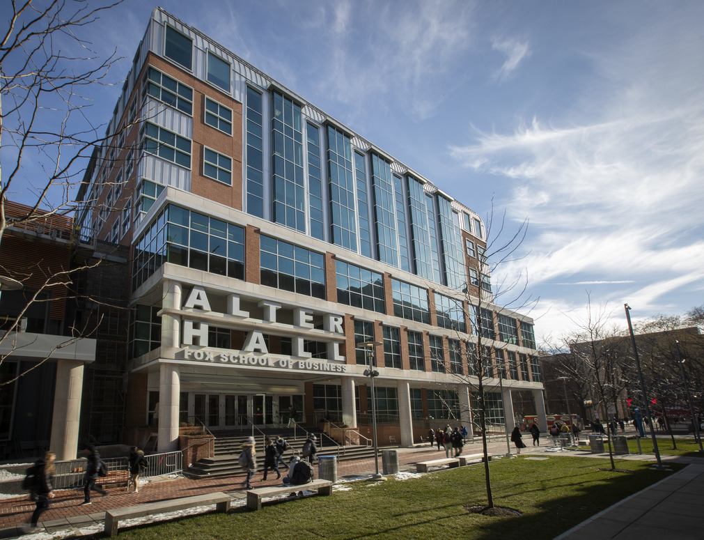 the exterior of Alter Hall.