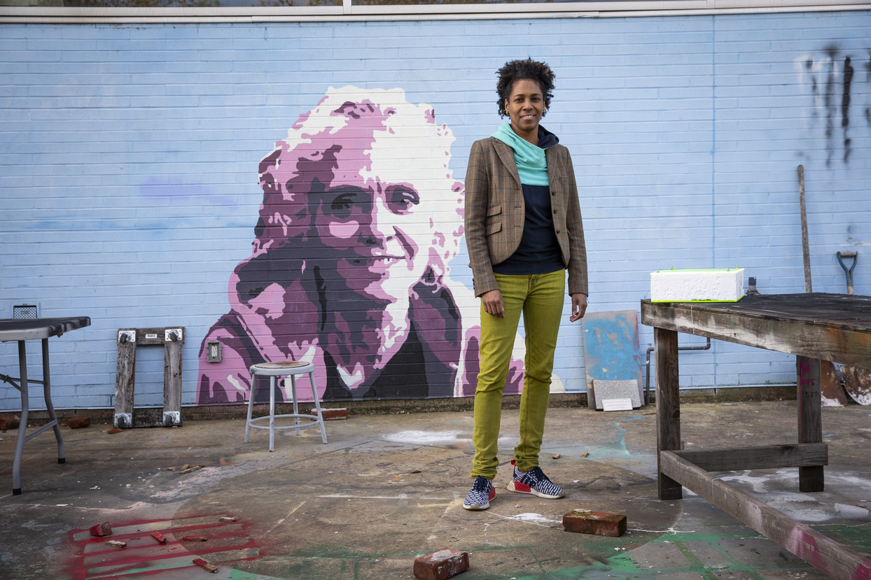 Image of professor of sculpture at Tyler School of Art Karyn Olivier.