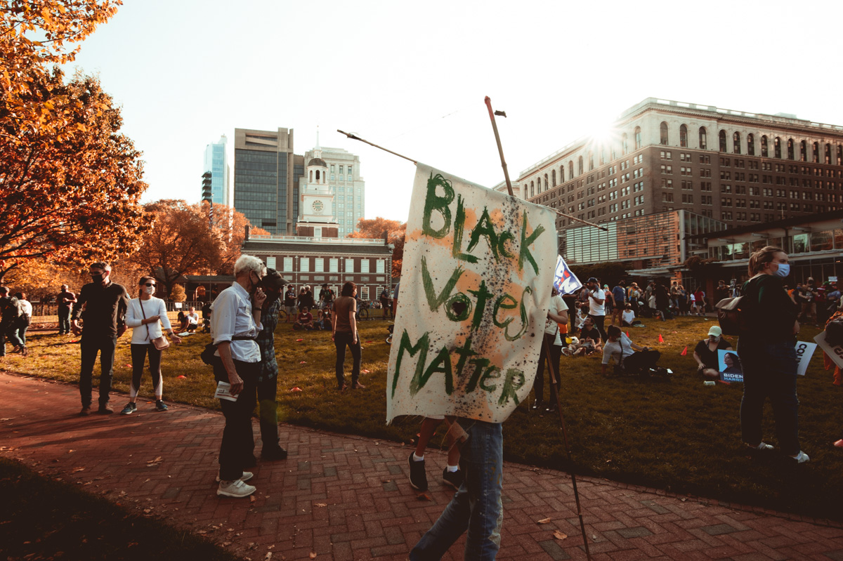 Black Votes Matter sign