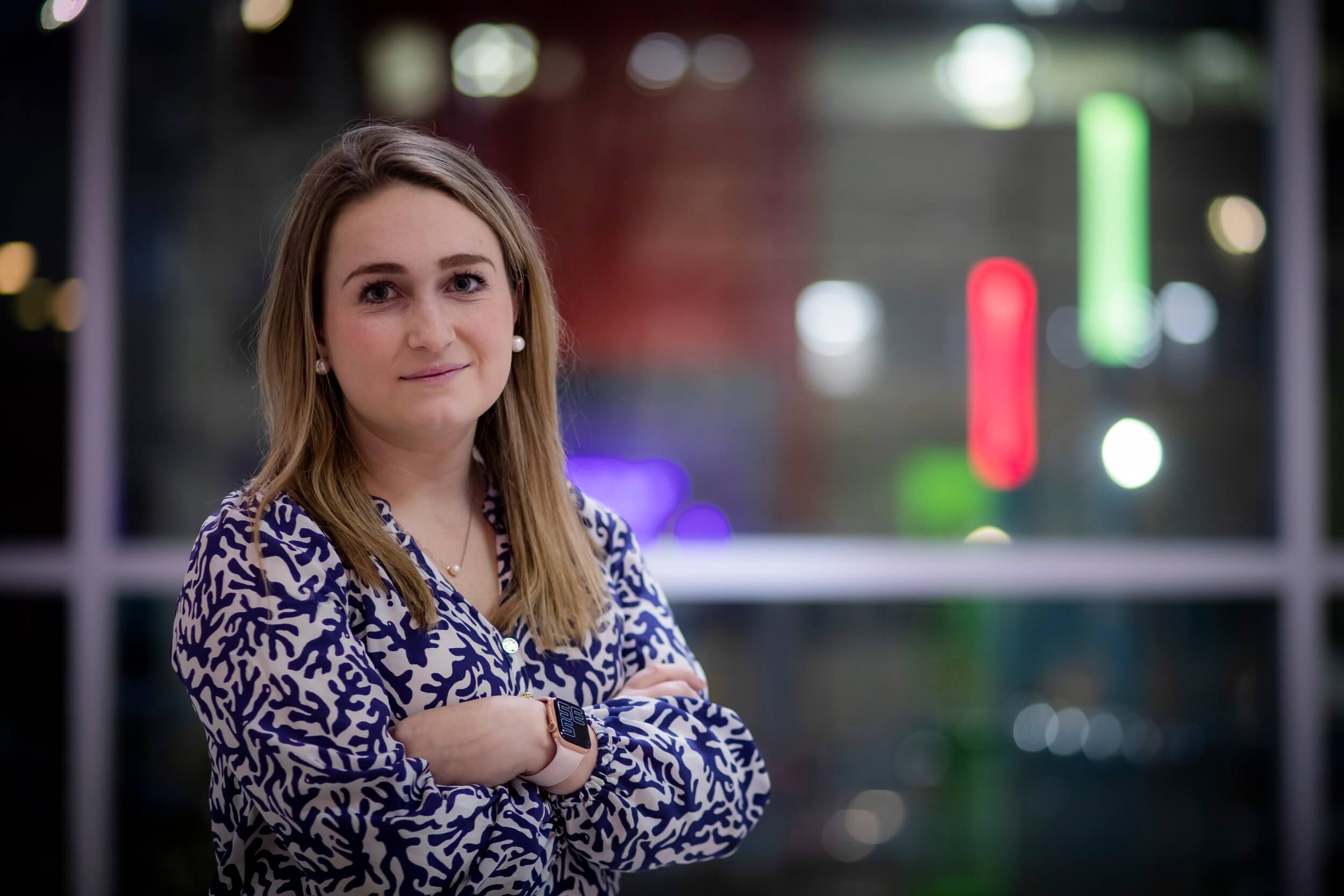 Boyer music therapy student Allie McCrea