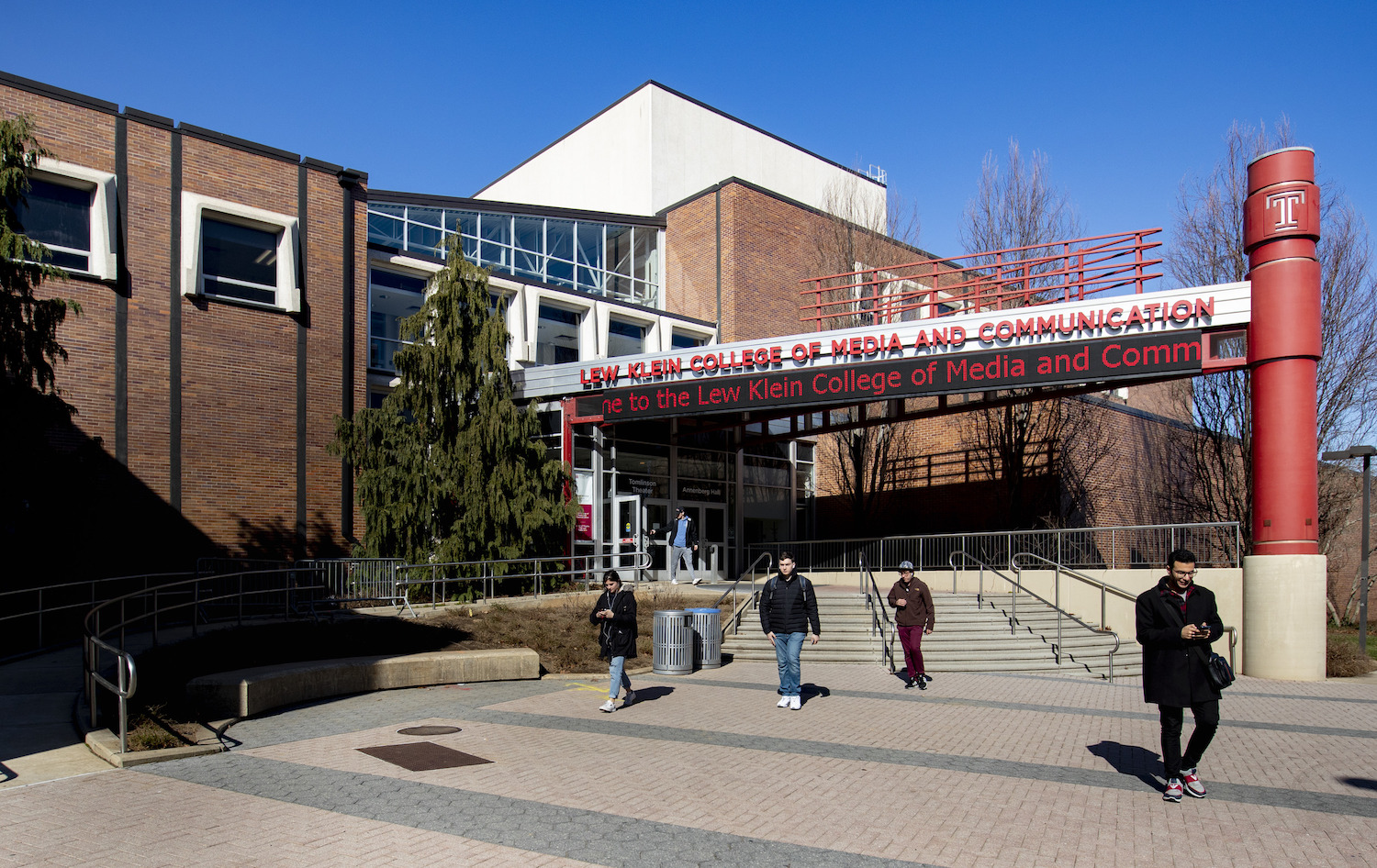 The exterior of Annenberg Hall
