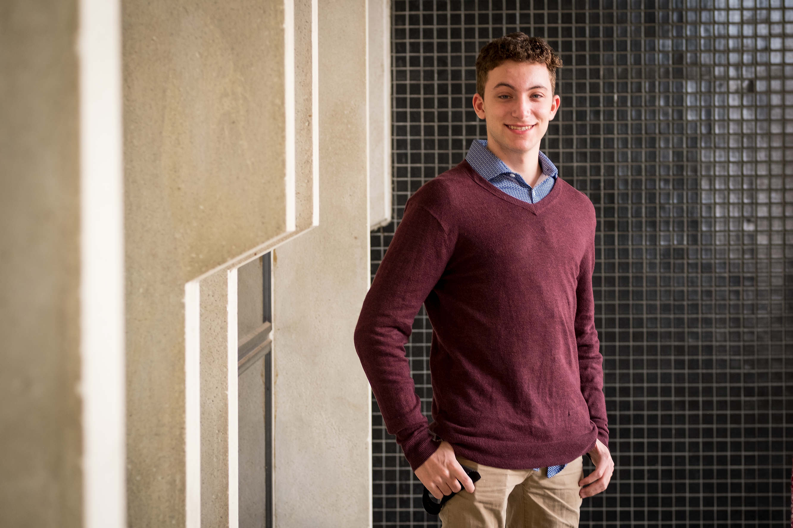 Scott Blender on campus