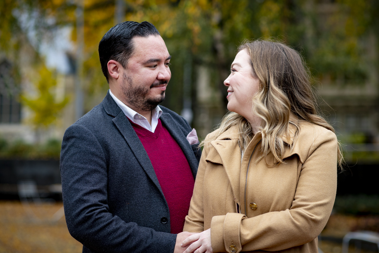 Michael Usino and Kate Christensen