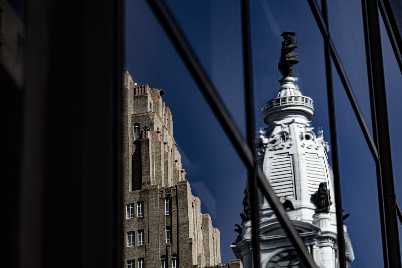 The Philadelphia skyline