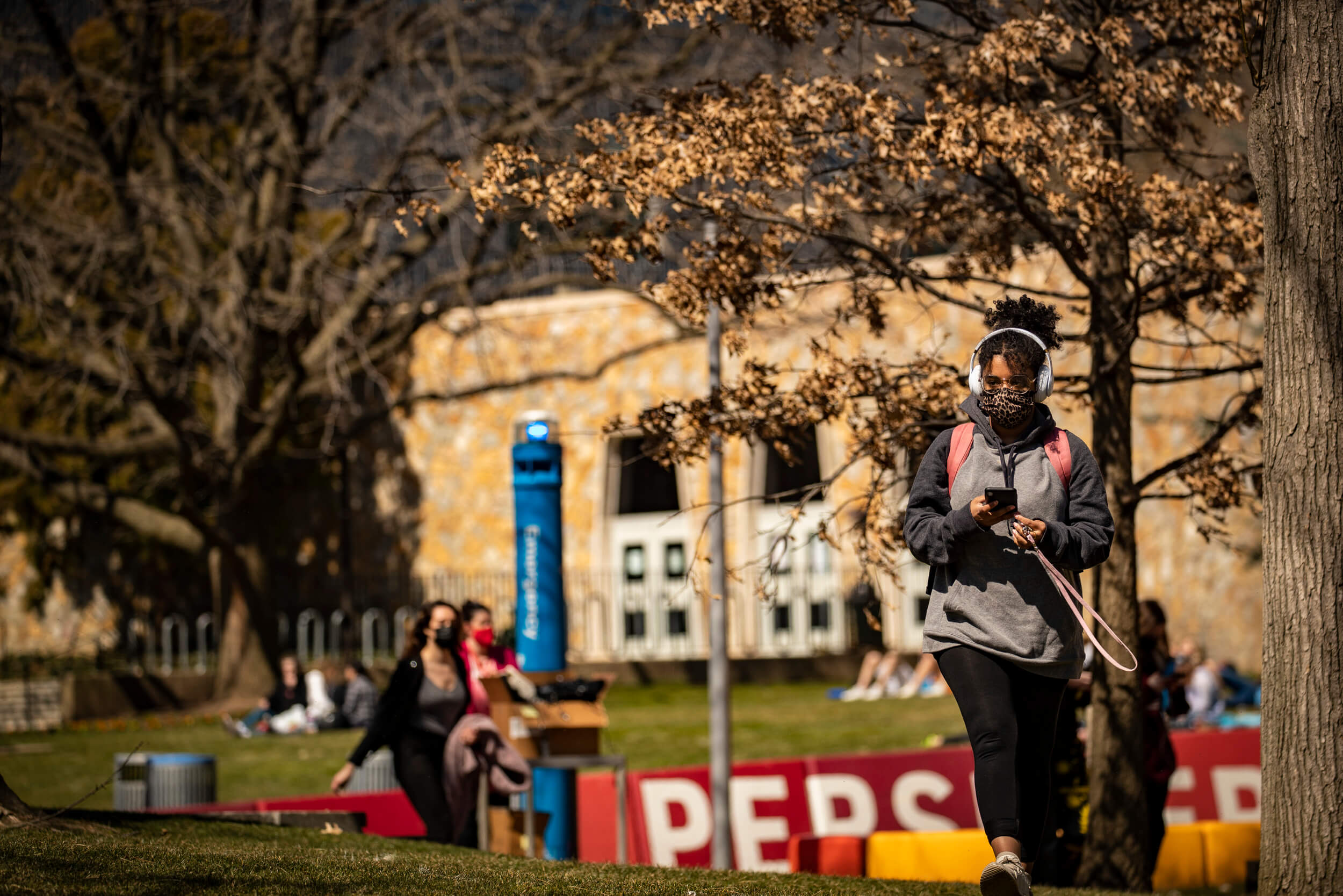 Students on Main Campus.