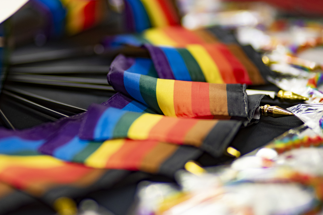 Image of Philadelphia s own Pride flag.