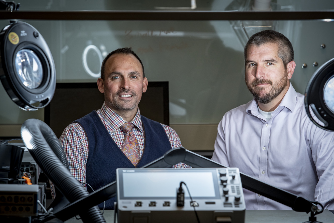 Cory Budischak and Dr. Shawn Fagan.