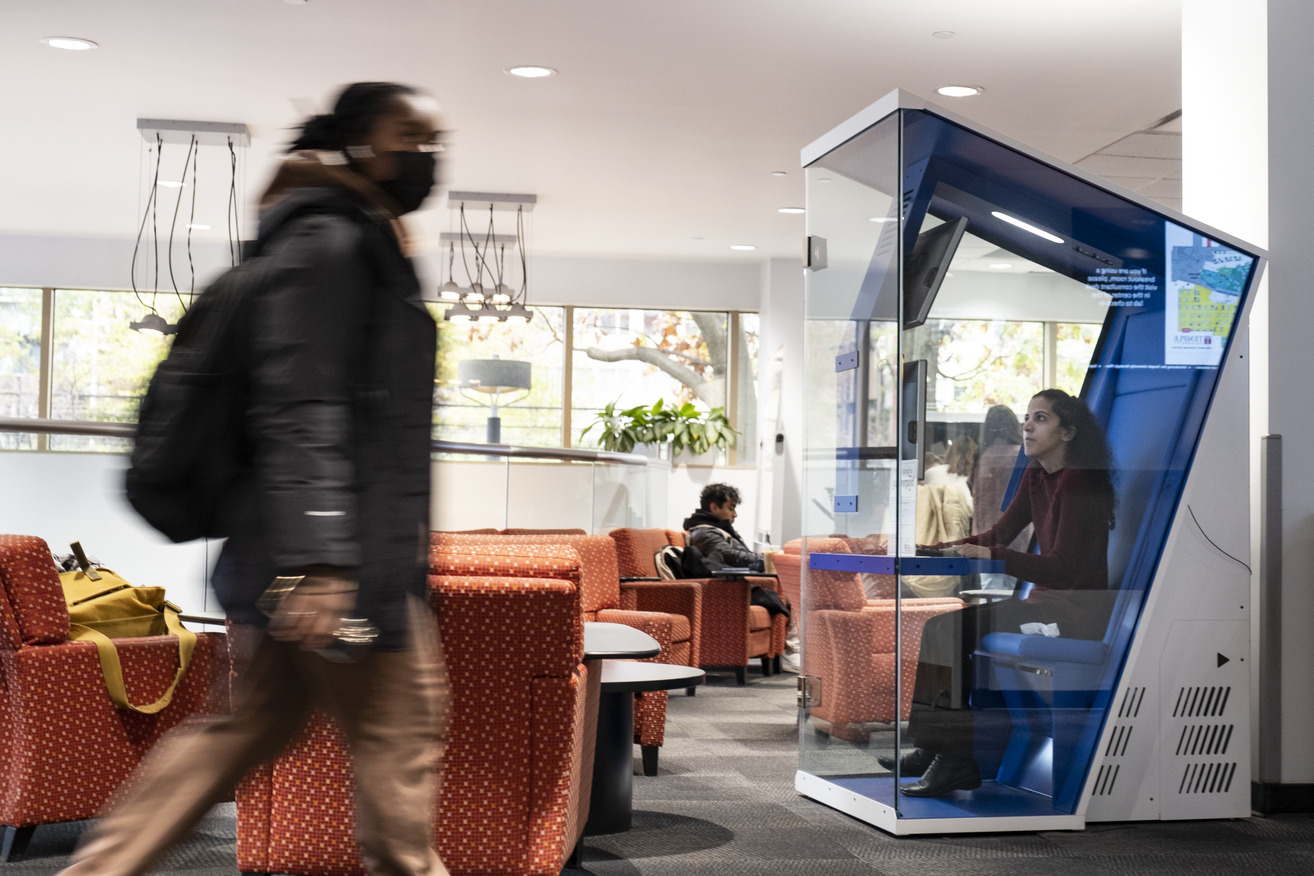 Image of person using Gamrpod in the TECH Center