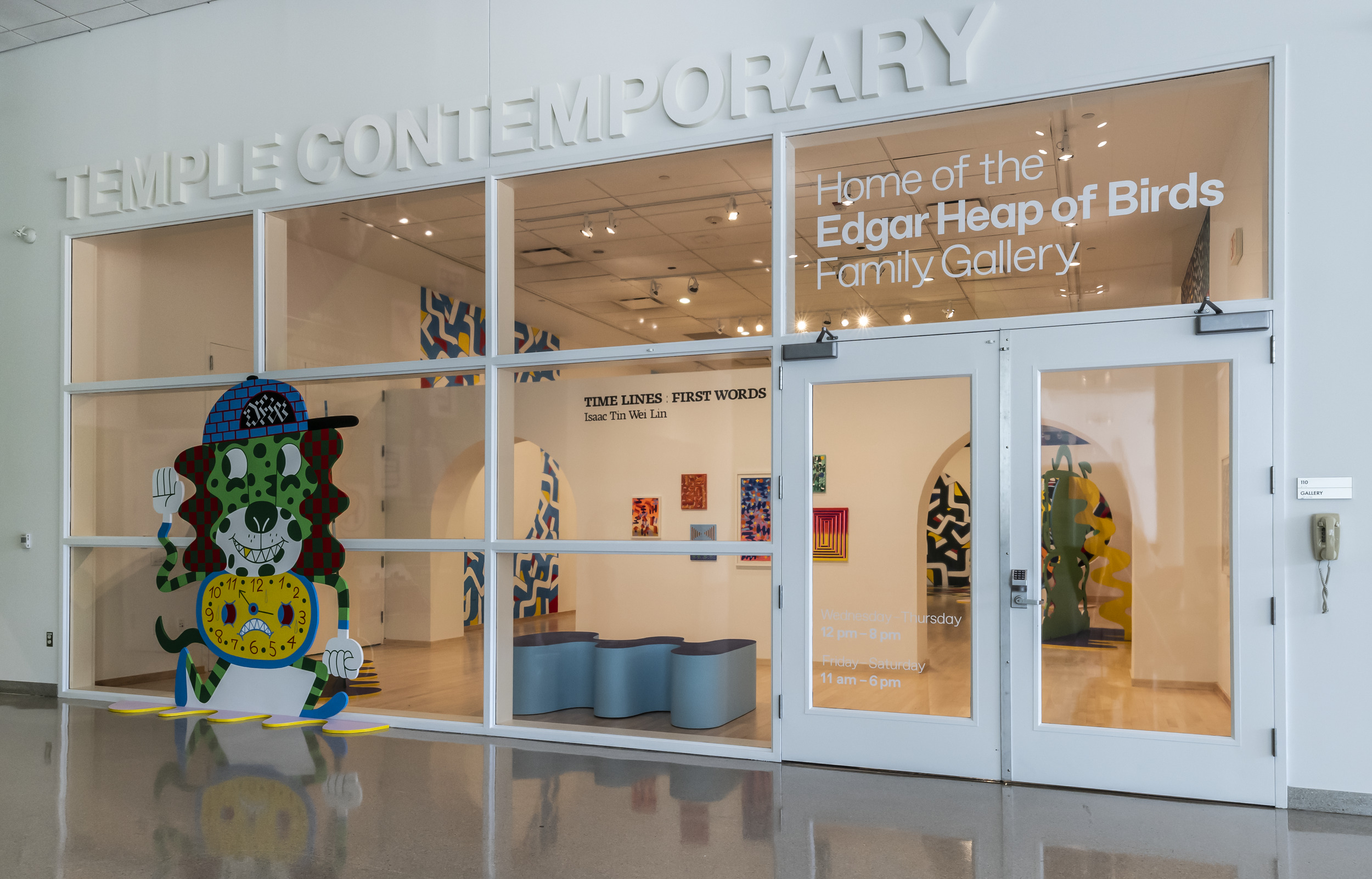 The exterior of Temple Contemporary gallery