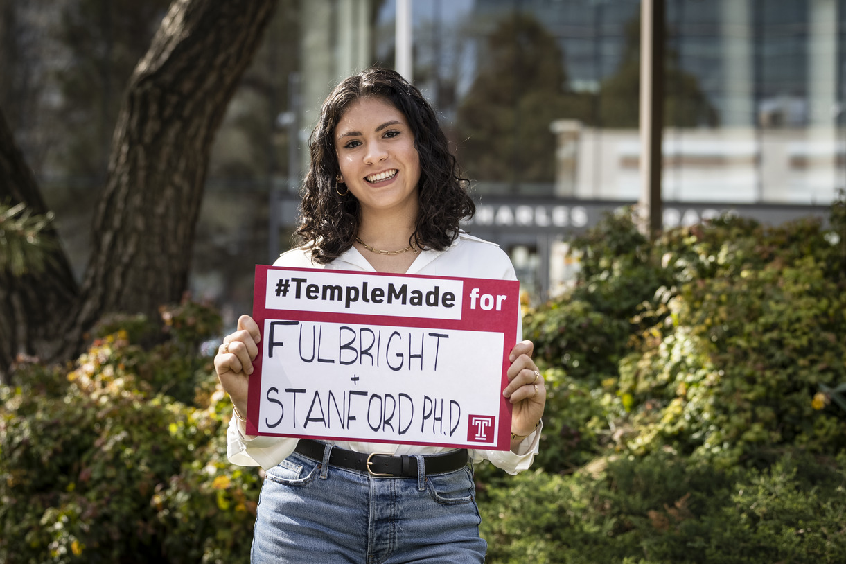 #TempleMade for FULBRIGHT + STANFORD PhD