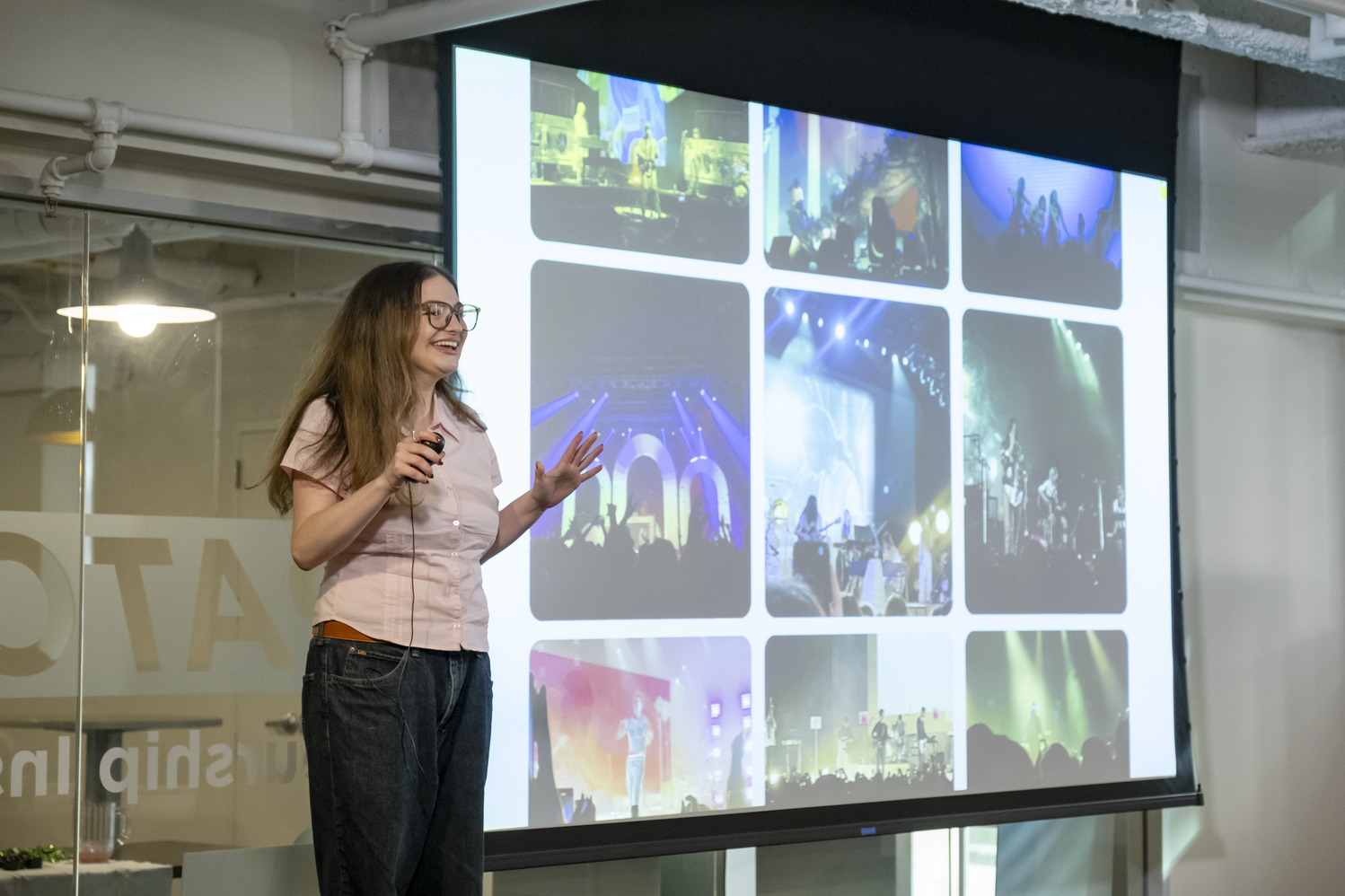 Liana DeMarco at the Be Your Own Boss Bowl.