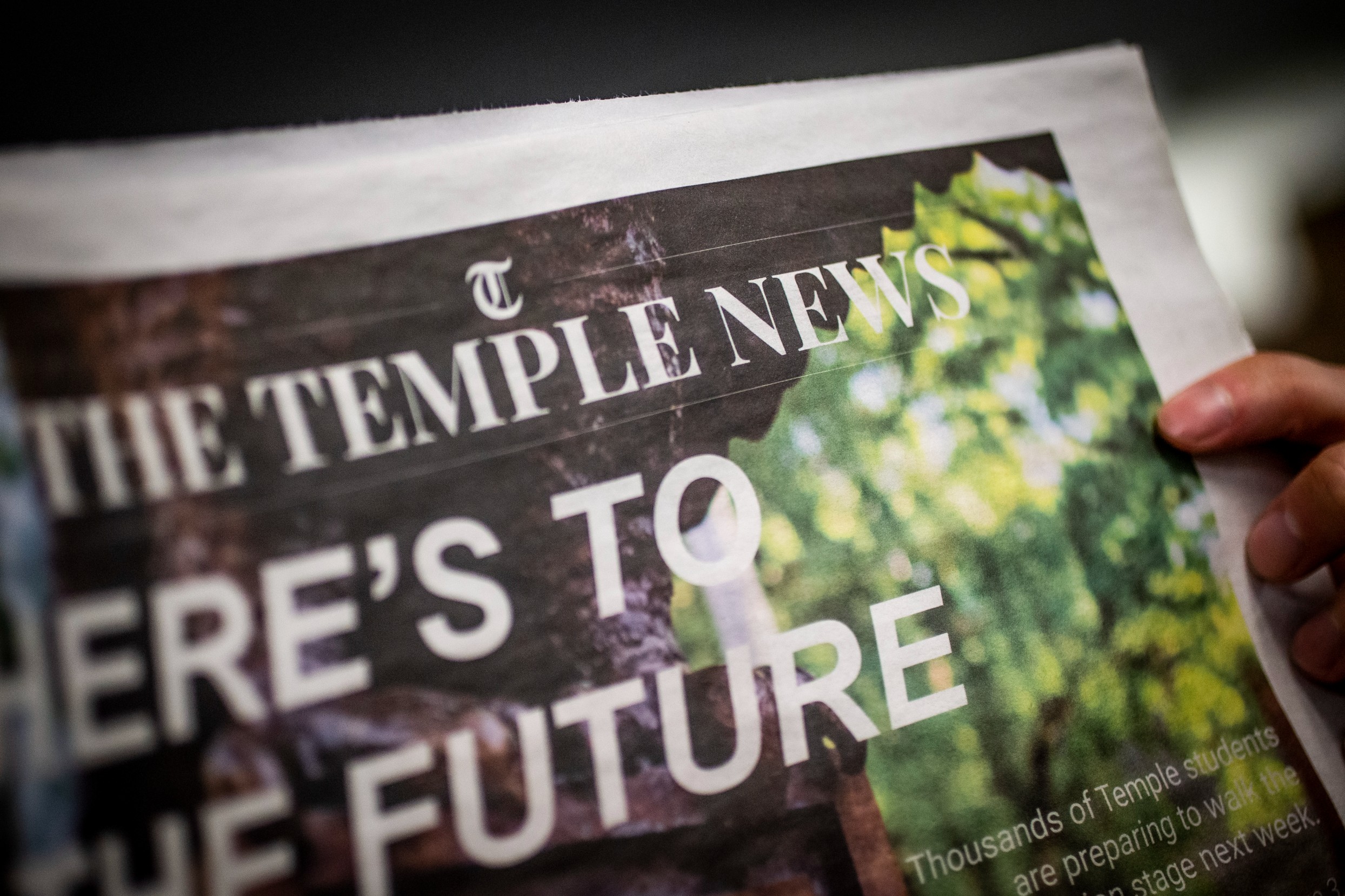 Image of an edition of The Temple News.