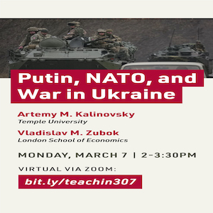 image of Ukraine Teach In flyer