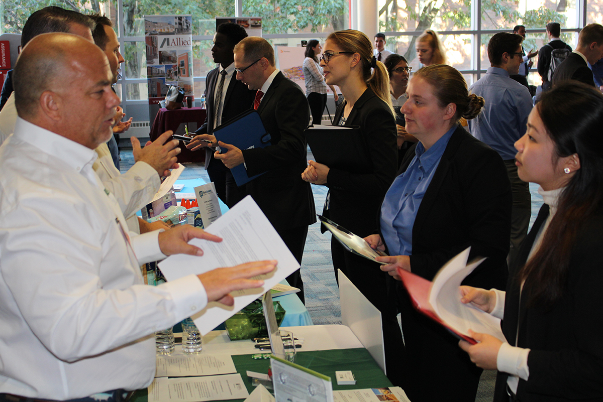 career fair attendees