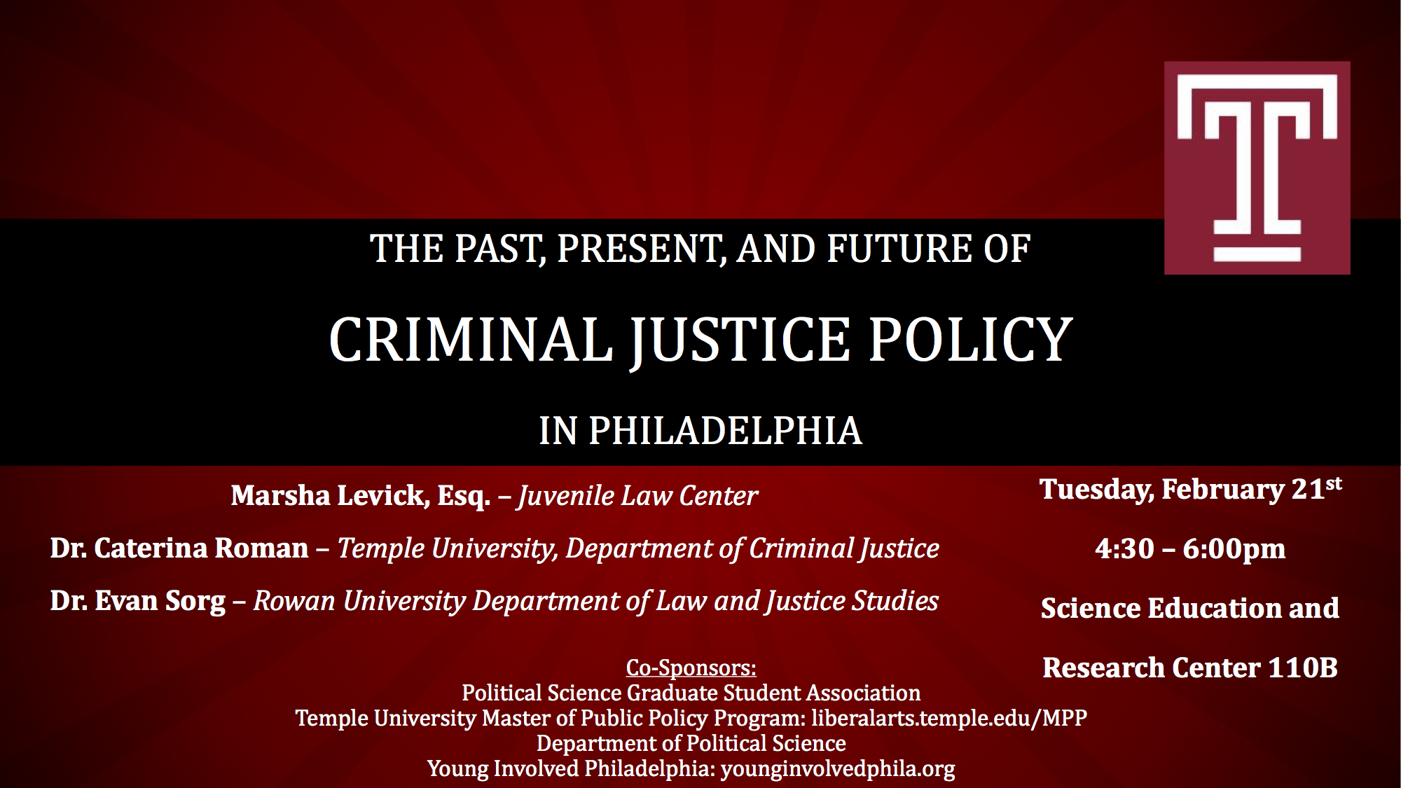 Criminal Justice Policy Workshop