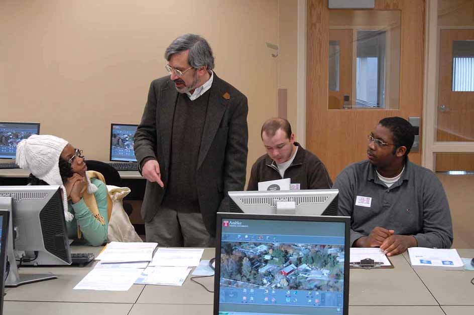 Students participate in the VITA Volunteer Income Tax Assistance Program.