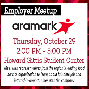 Employer Meetup - Aramark - Thursday, October 29