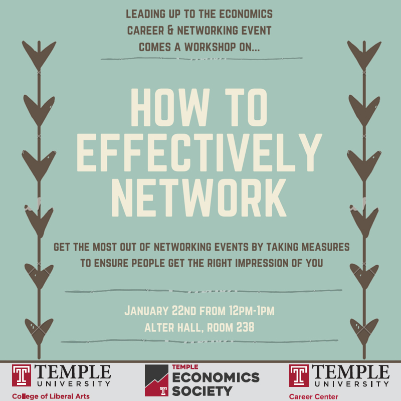 How To Effectively Network Workshop