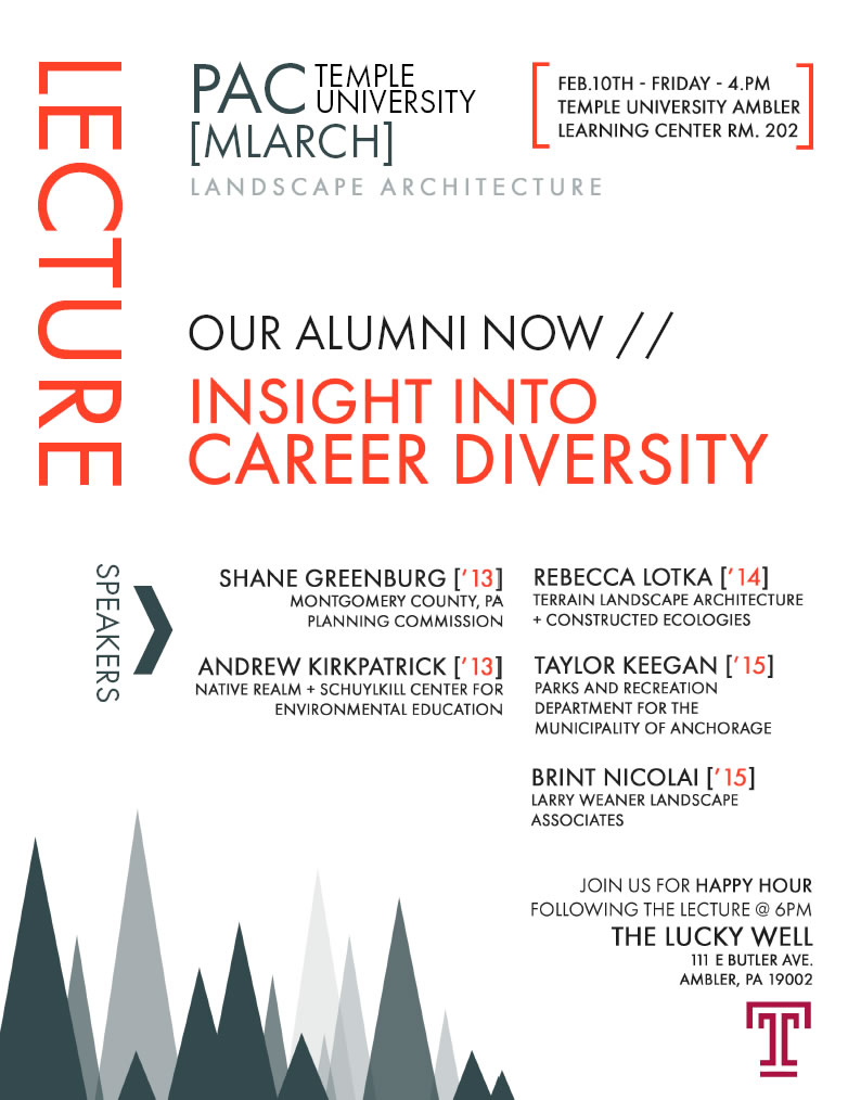 Lecture - Our Alumni Now: Insight Into Career Diversity