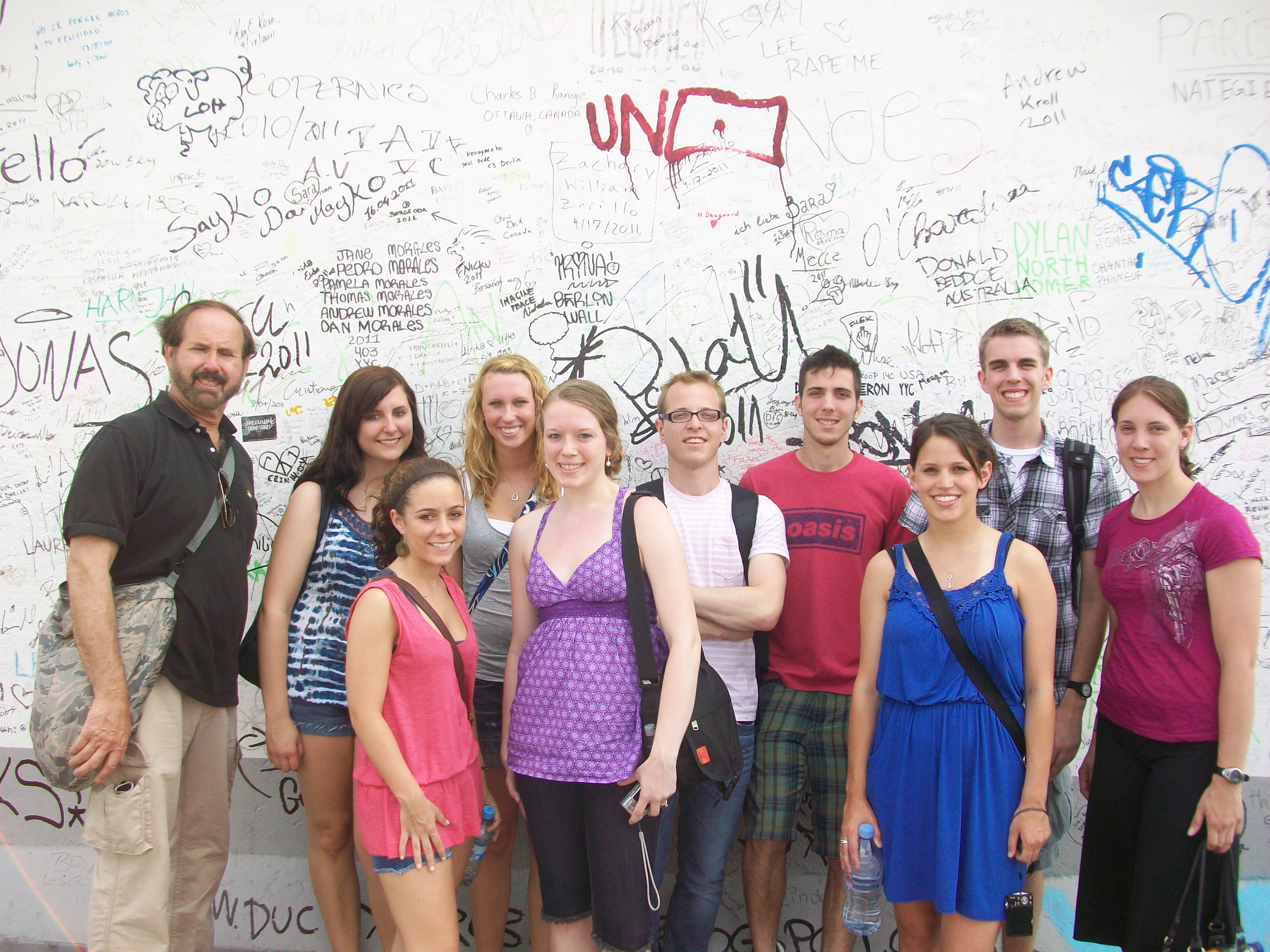 Temple students in Germany