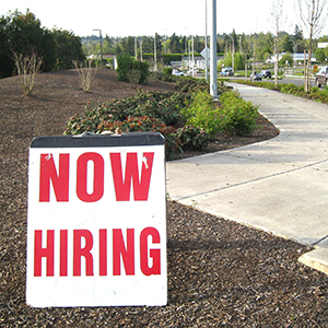Now Hiring Sign