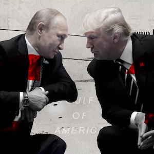 image of Putin and Trump talking
