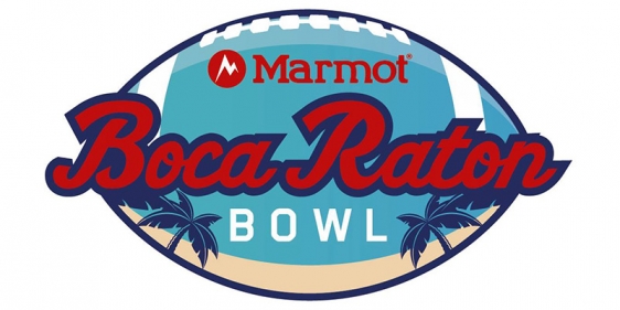 The Marmot Boca Raton Bowl logo.