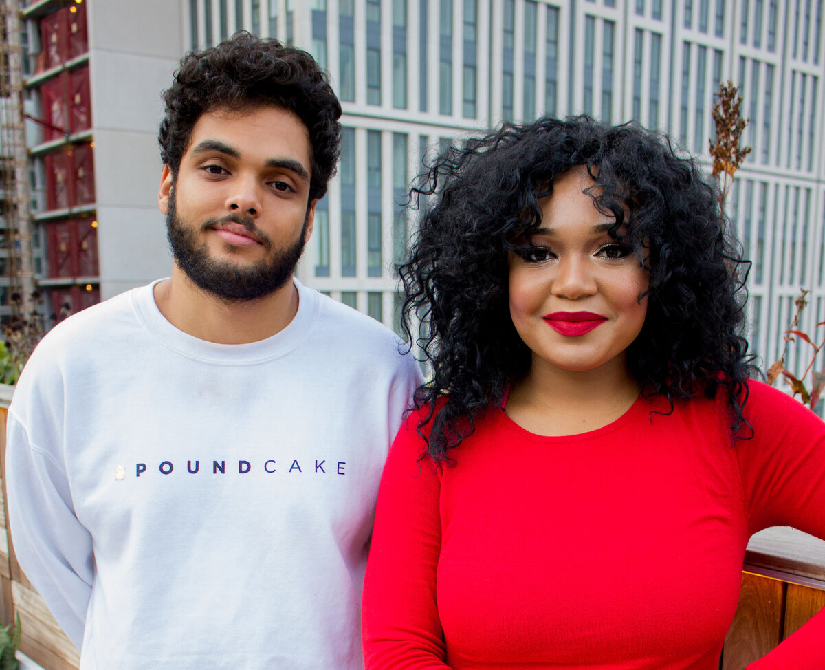 Camille Bell and Jonny Velaquez standing together