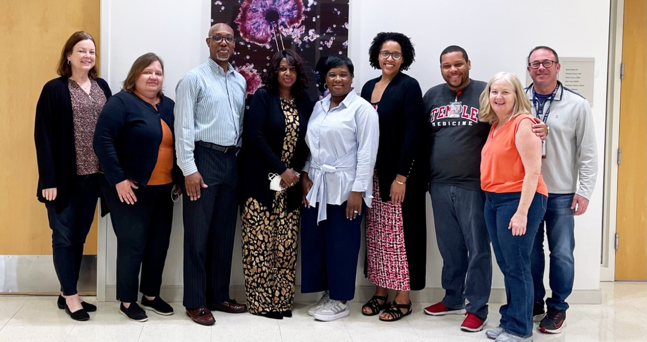 Image of community interviewers at the Katz School of Medicine.