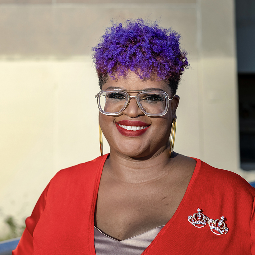 Headshot of author Dr. Camika Royal