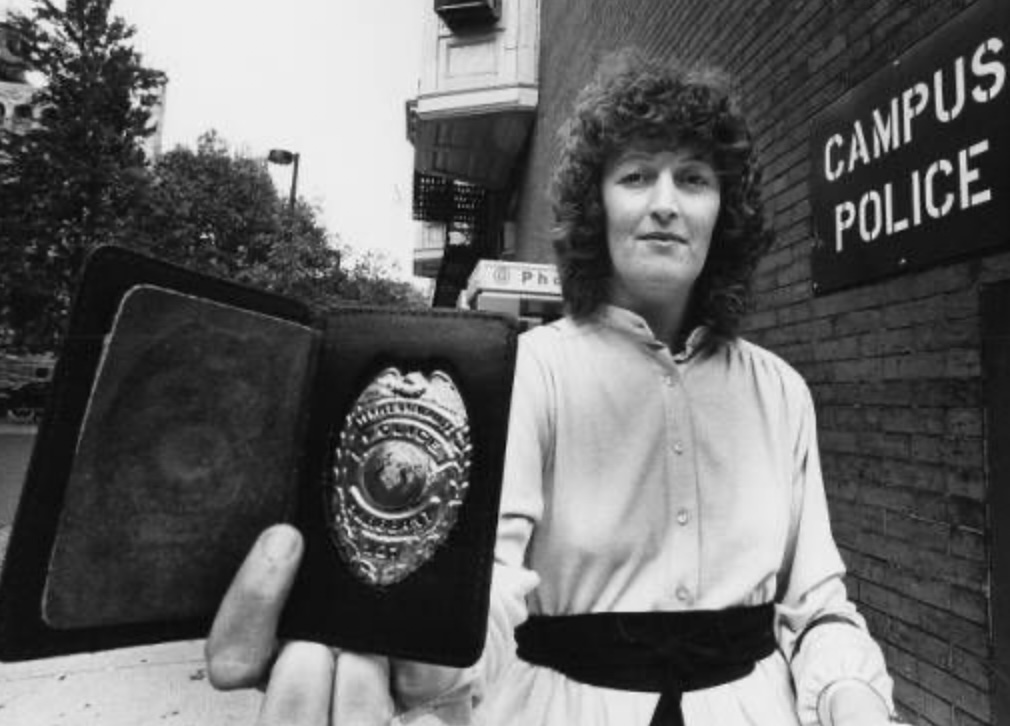 Eileen Bradley was one of the first women police officers at Temple and served the community for 50 years.