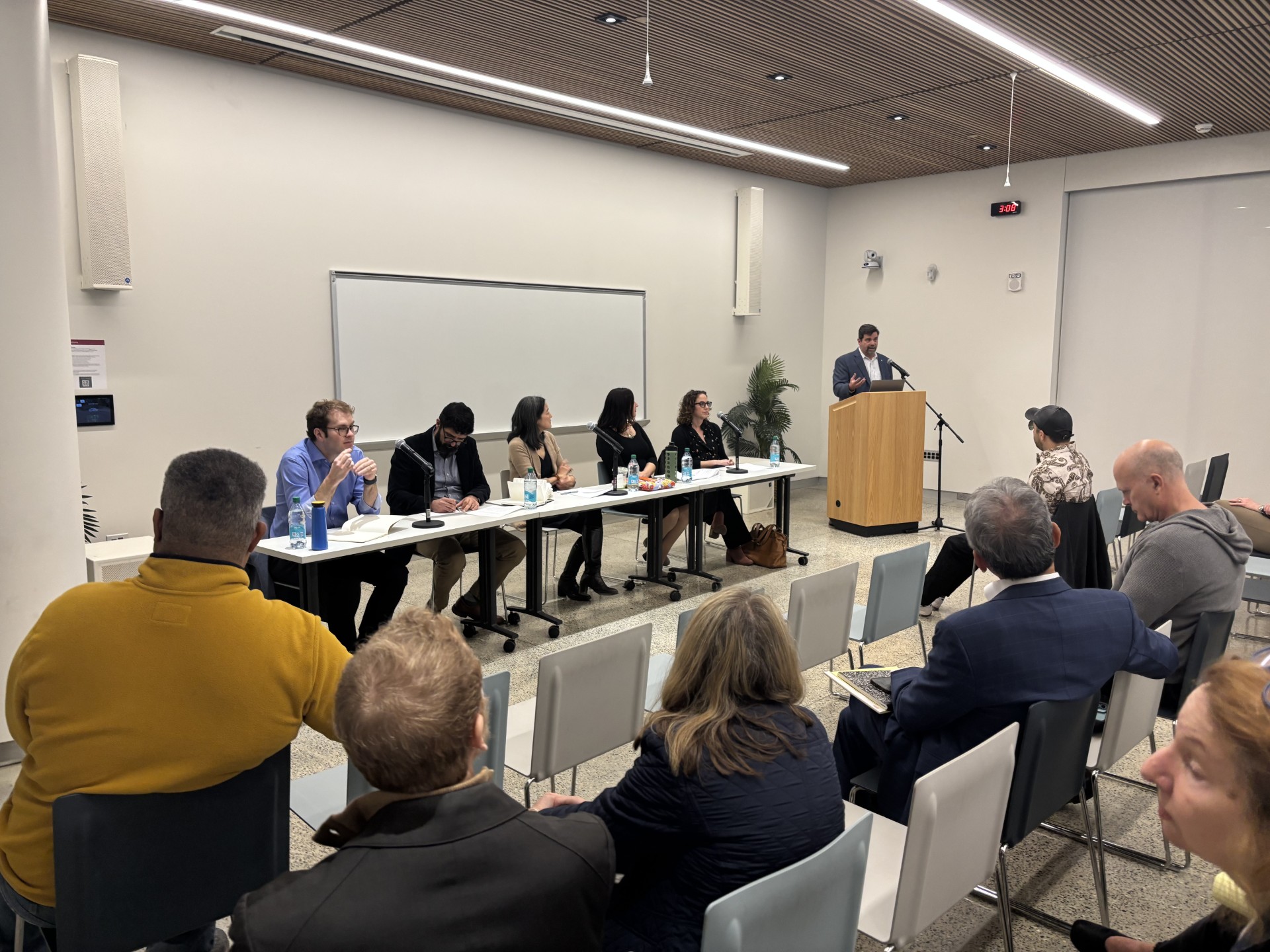 Image of Temple faculty at Wednesday's Grand Challenges event.