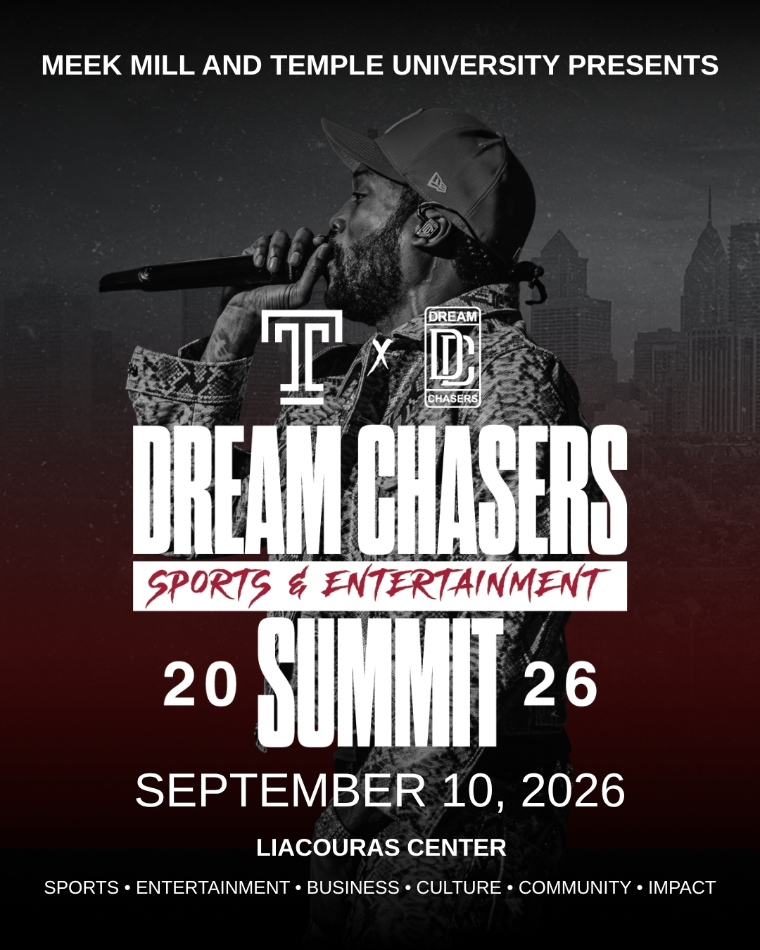 Dream Chasers Summit event information graphic