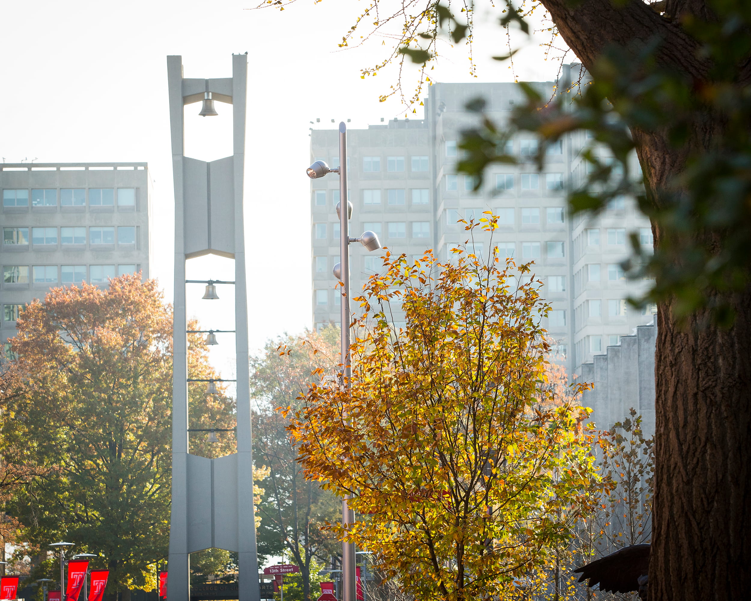 Photo of Temple University Bell Tower during the day