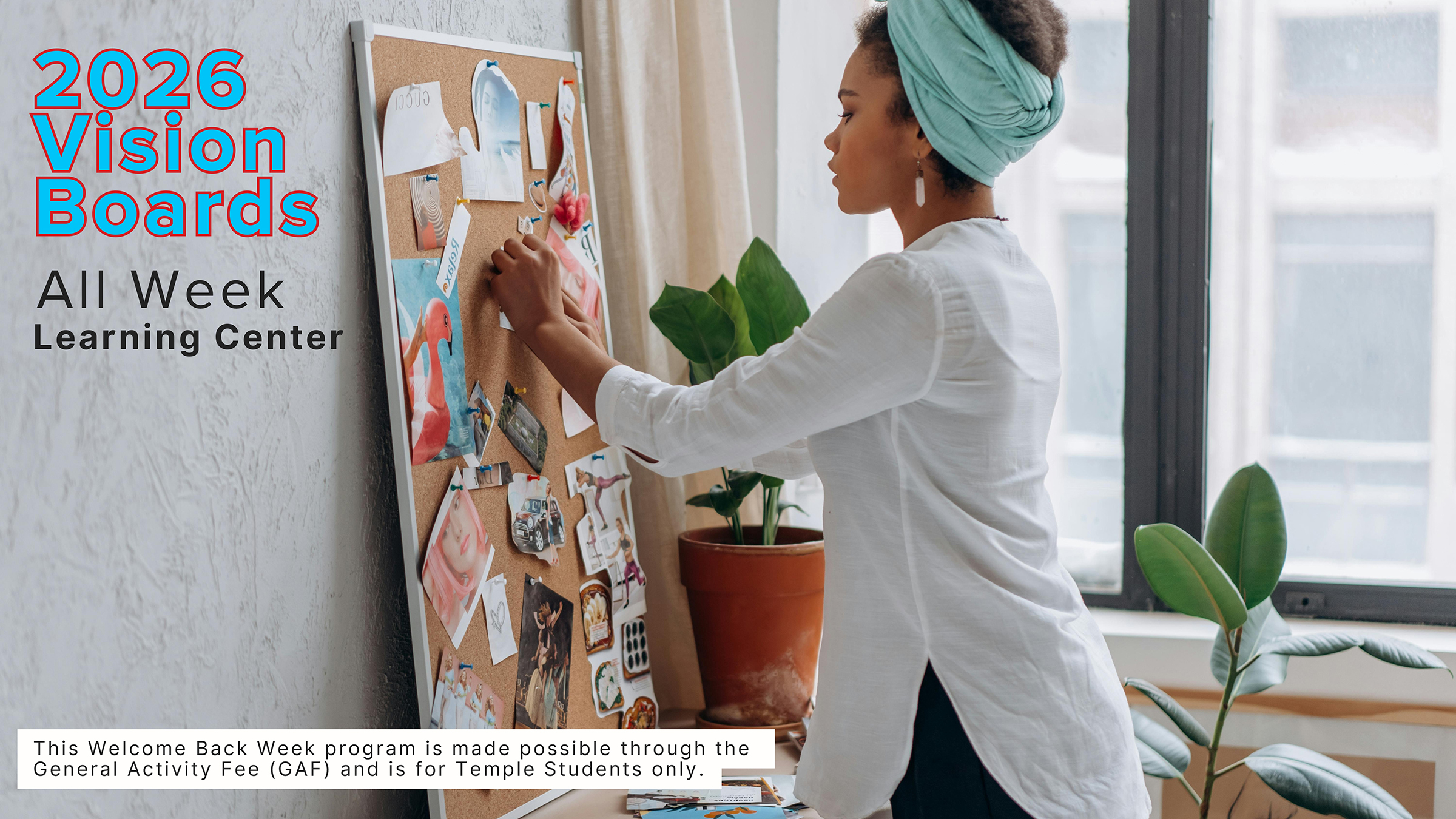 Ambler Welcome Week - Vision Boarding
