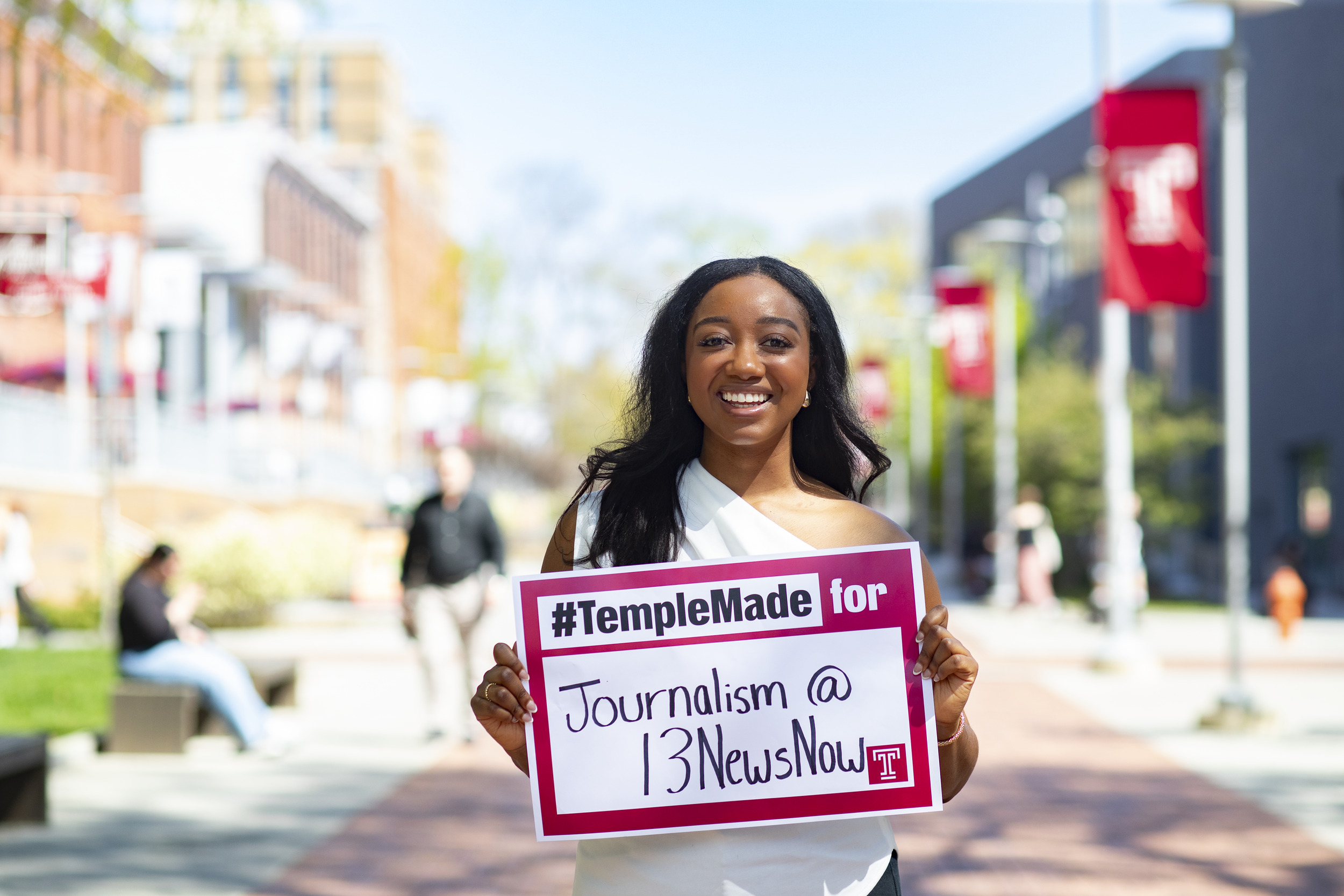 Lauren Haley Morris, a Klein College journalism major, is a Student Emmy winner and commencement speaker who will launch her reporting career at 13News Now in Norfolk, Virginia.