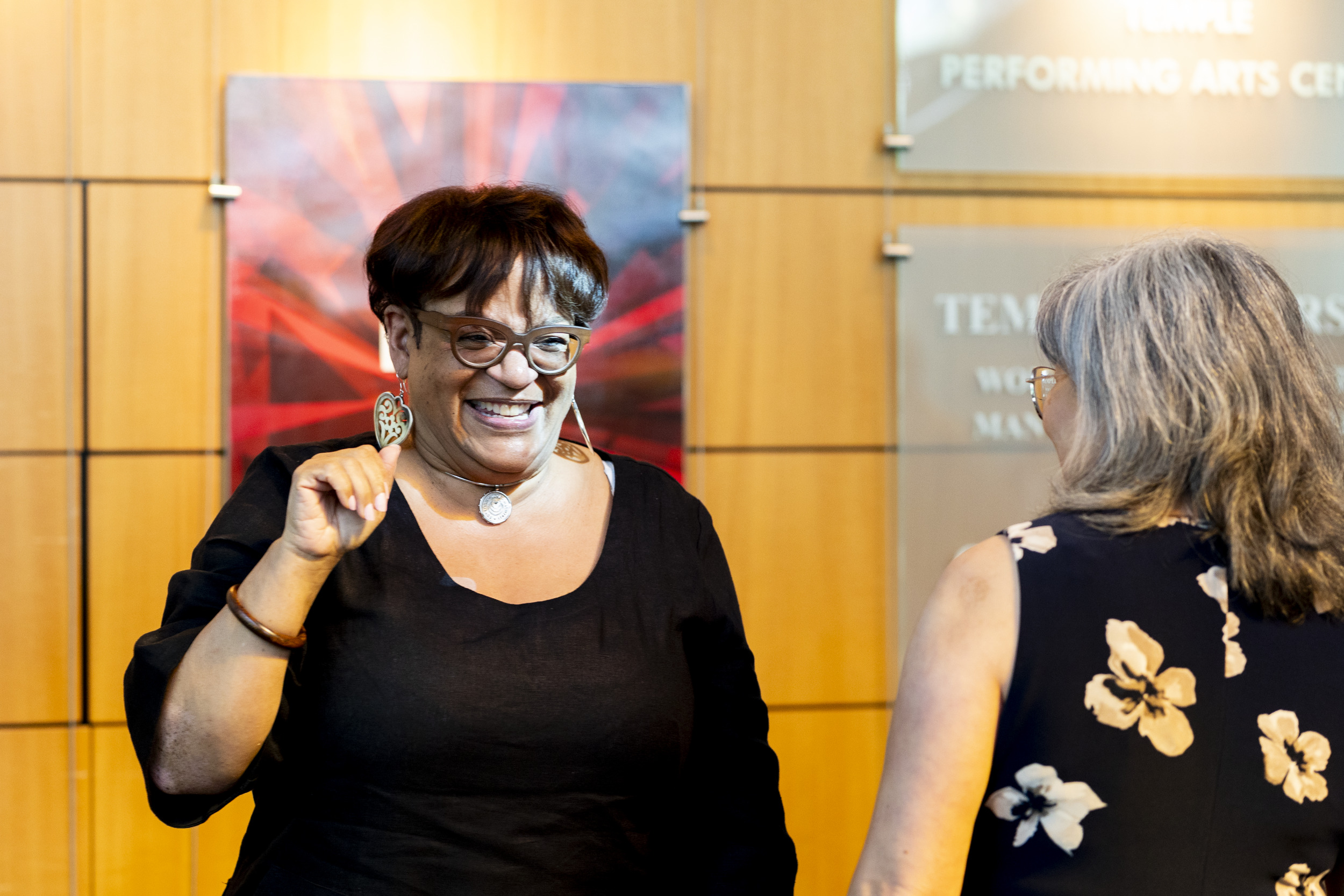 Val Harrison pictured at her retirement event.