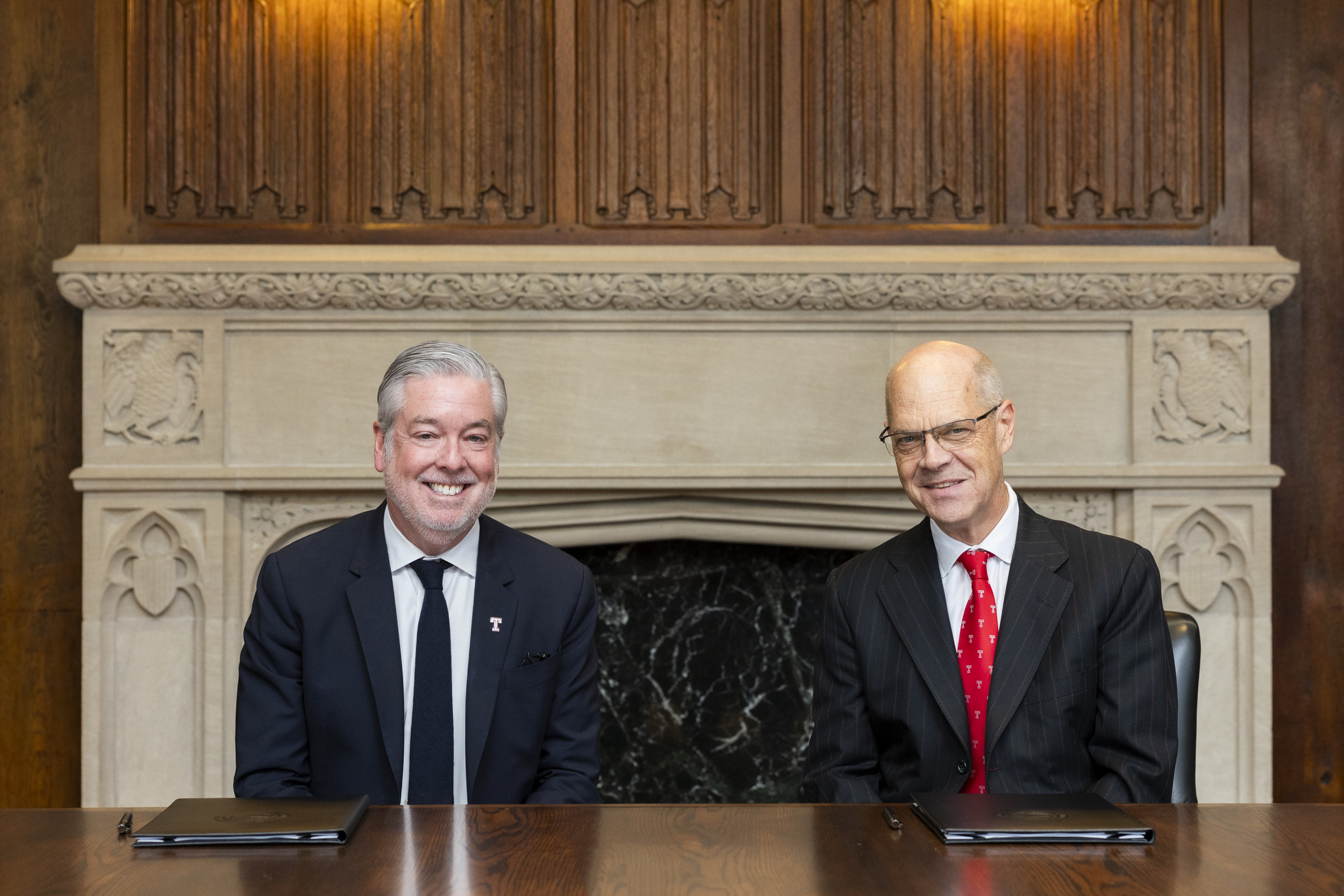 President Fry and Steve Charles pictured
