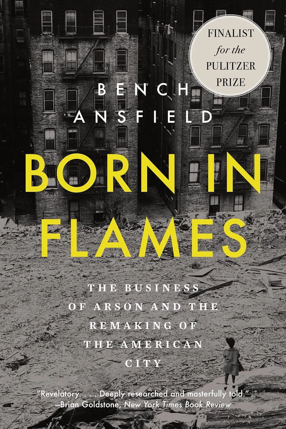 Book cover for Born in Flames by Bench Ansfield