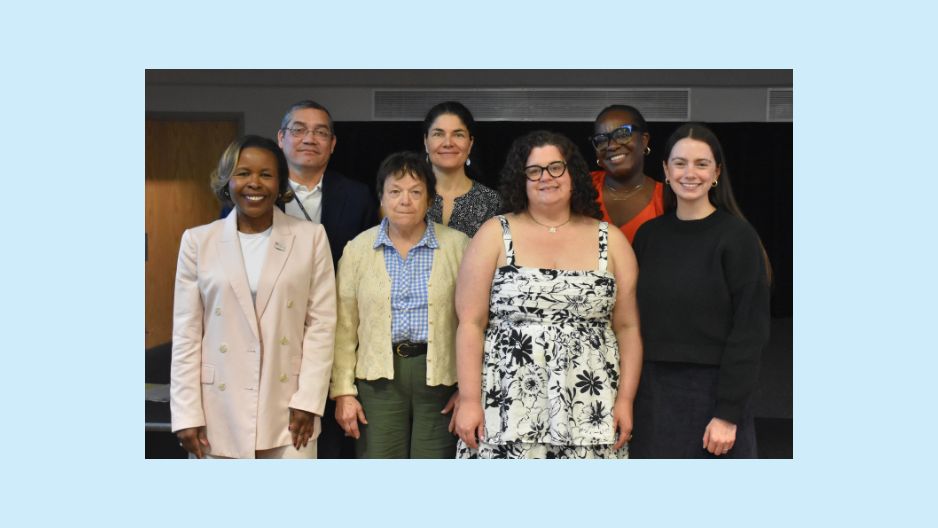 Group shot of Dean Shealey with six of our award recipients