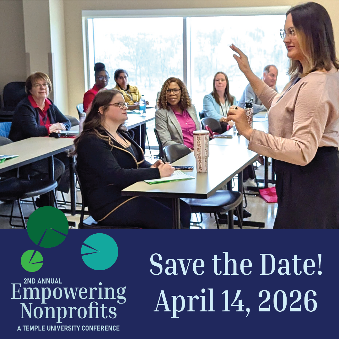 Empowering Nonprofits Conference at Temple University Ambler