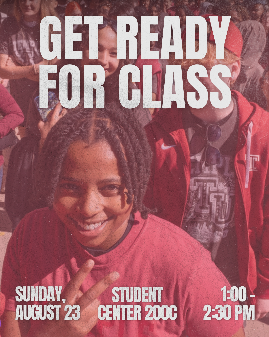 Get Ready for Class details. Sunday 8/23 at 1:00PM in HGSC200C.