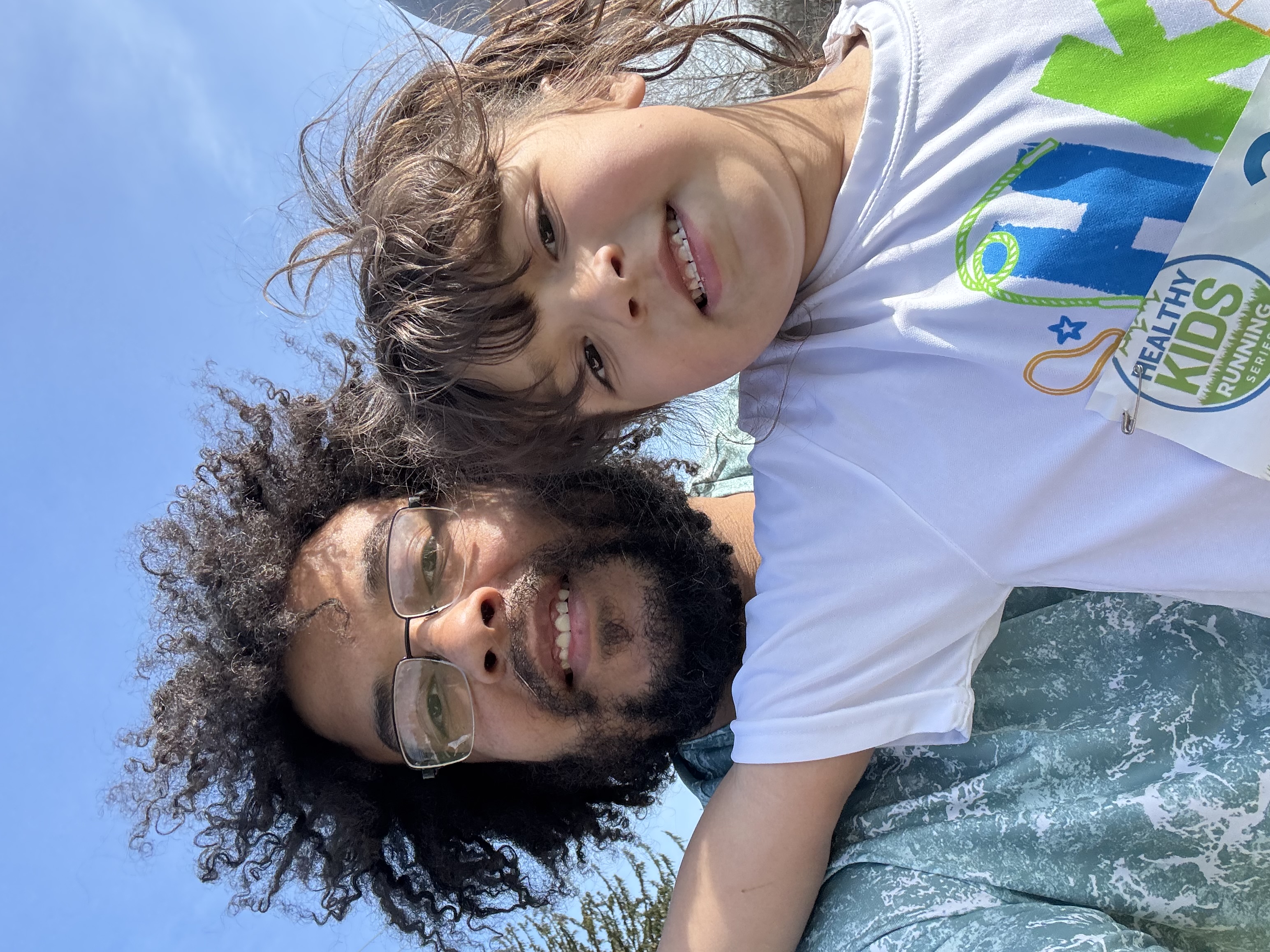 Jason Tavares and his daughter