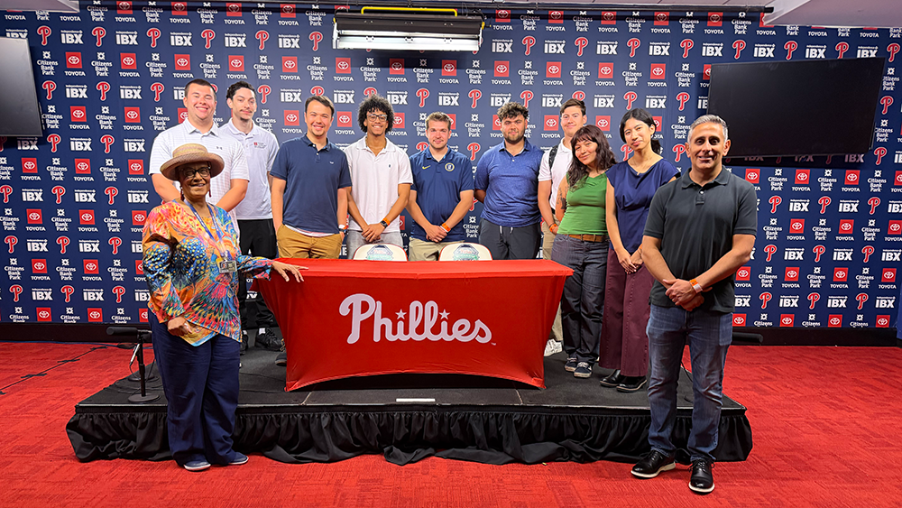 Students at the Phillies
